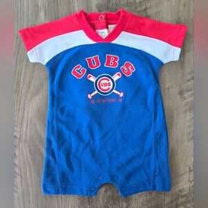 Chicago Cubs Baseball Infant Romper 3-6 Months